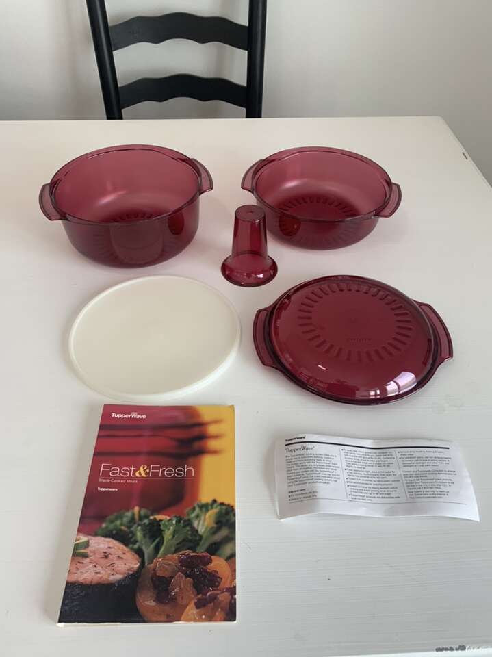 Tupperware Tupperwave Microwave Stackable Cooking