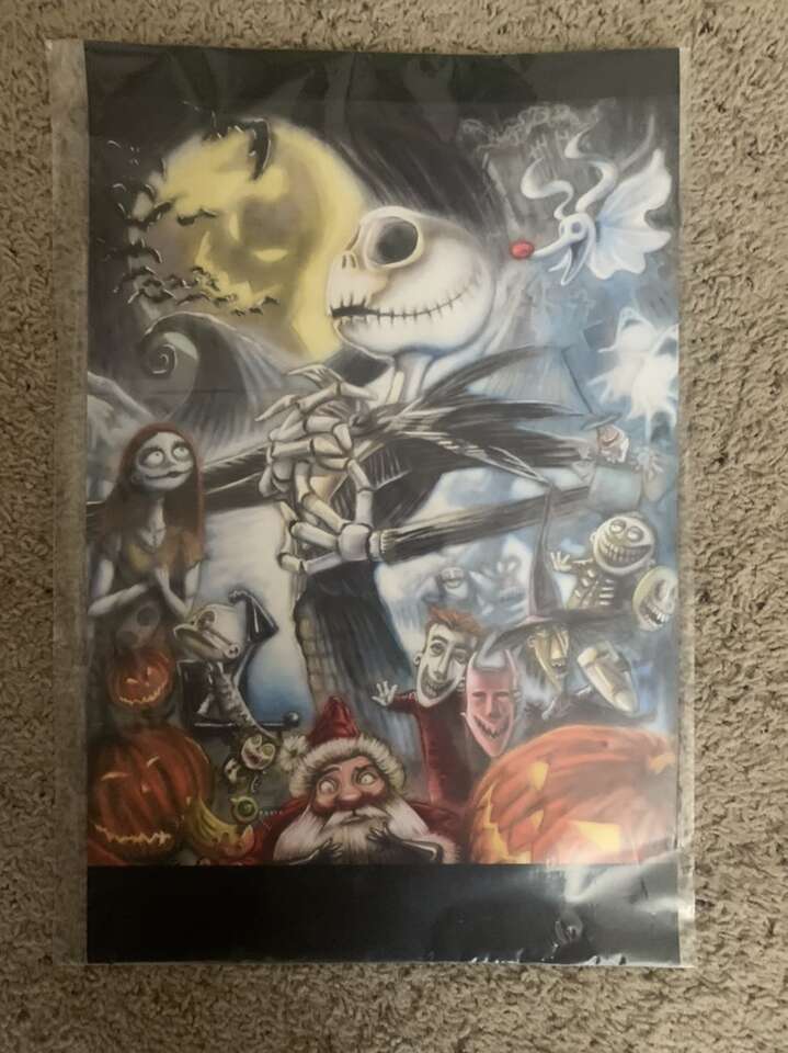 Nightmare Before Christmas Picture Art Halloween