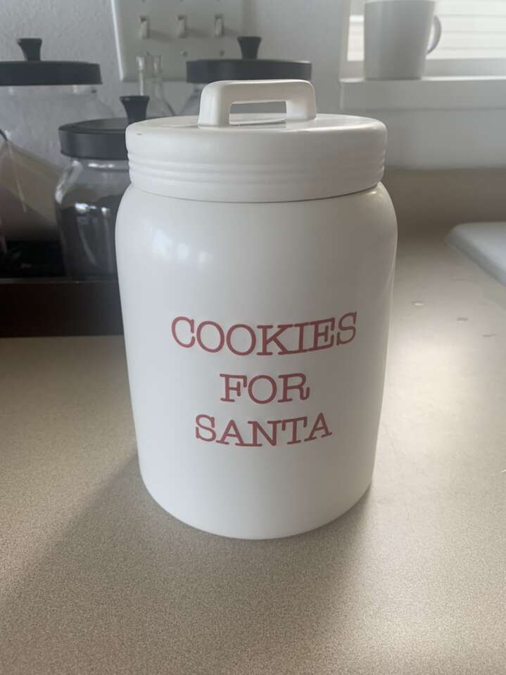 Christmas Cookie Jar Santa