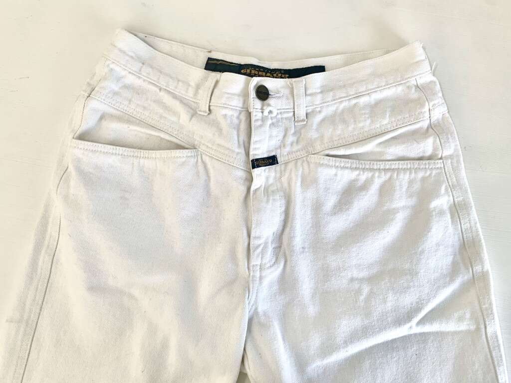 Marithe Francois Girbaud Vintage White Denim Jean