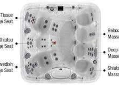 Crystal Spas 7 Person Hot Tub | 65 Jets, 2 Pumps, Backlite Fountains, Ask About Hot Zones | Financing Available!
