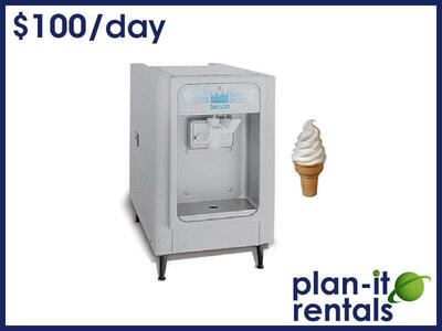 Rent Soft Serve Machine Rentals! Ice Cream Maker Dole Whip Pinneaple Frozen Yogurt Machine Rentals