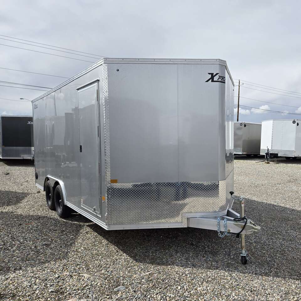 2025 XPRESS 8.5X16 ALL ALUMINUM UTV-CAR HAULER PKG