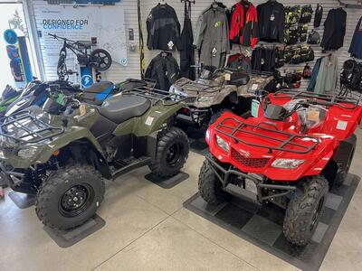 2024 SUZUKI KING QUAD 400 ASI RED / GREEN / CAMO