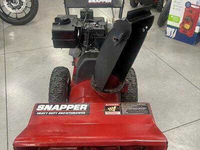 USED SNAPPER TWO STAGE SNOW BLOWER