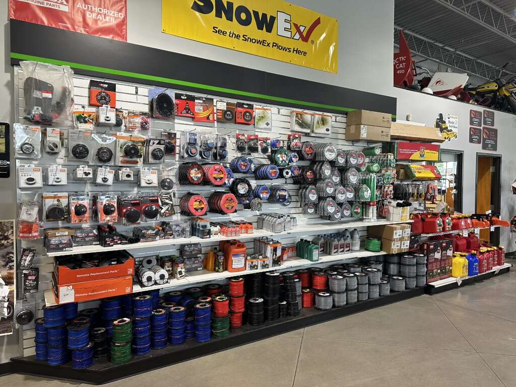 Lawnmowers, Trimmer Line, Blades, and Oil!