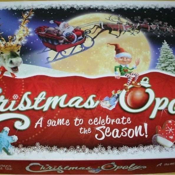 New Christmas-opoly board game 2-6 players