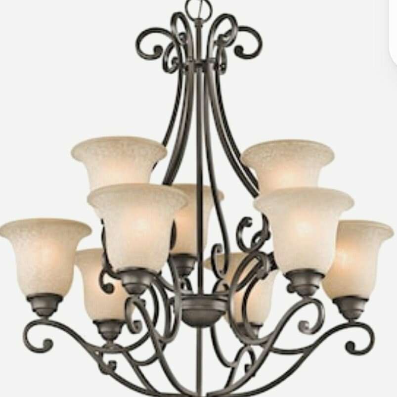 New Kichler Camerena 9Light Olde Bronze Chandelier