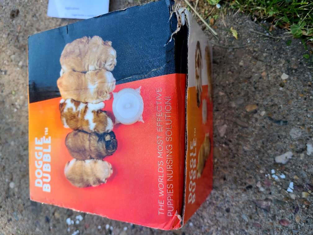 New Doggie bubble puppies nursing solution