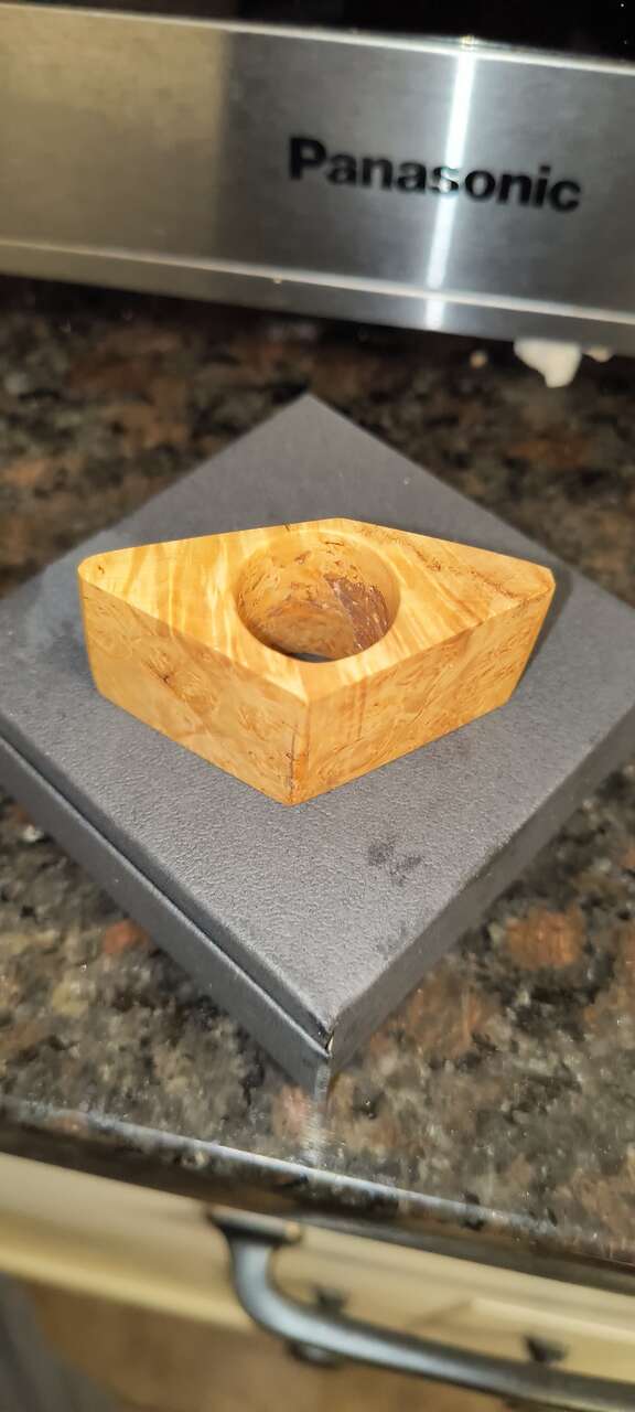 Burl wood Reading Assistant  Thumb page holder  OneHand Book Holder