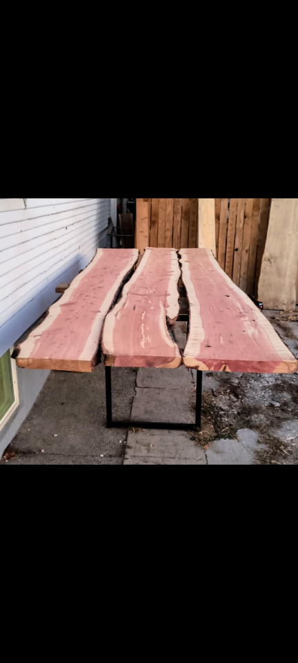 Live edge cedar slabs $250 each