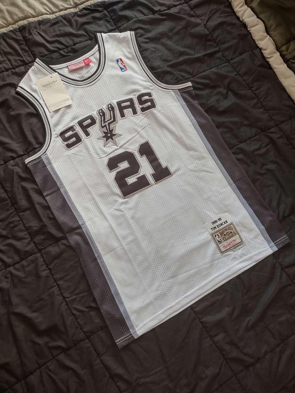San Antonio Spurs Tim Duncan jersey