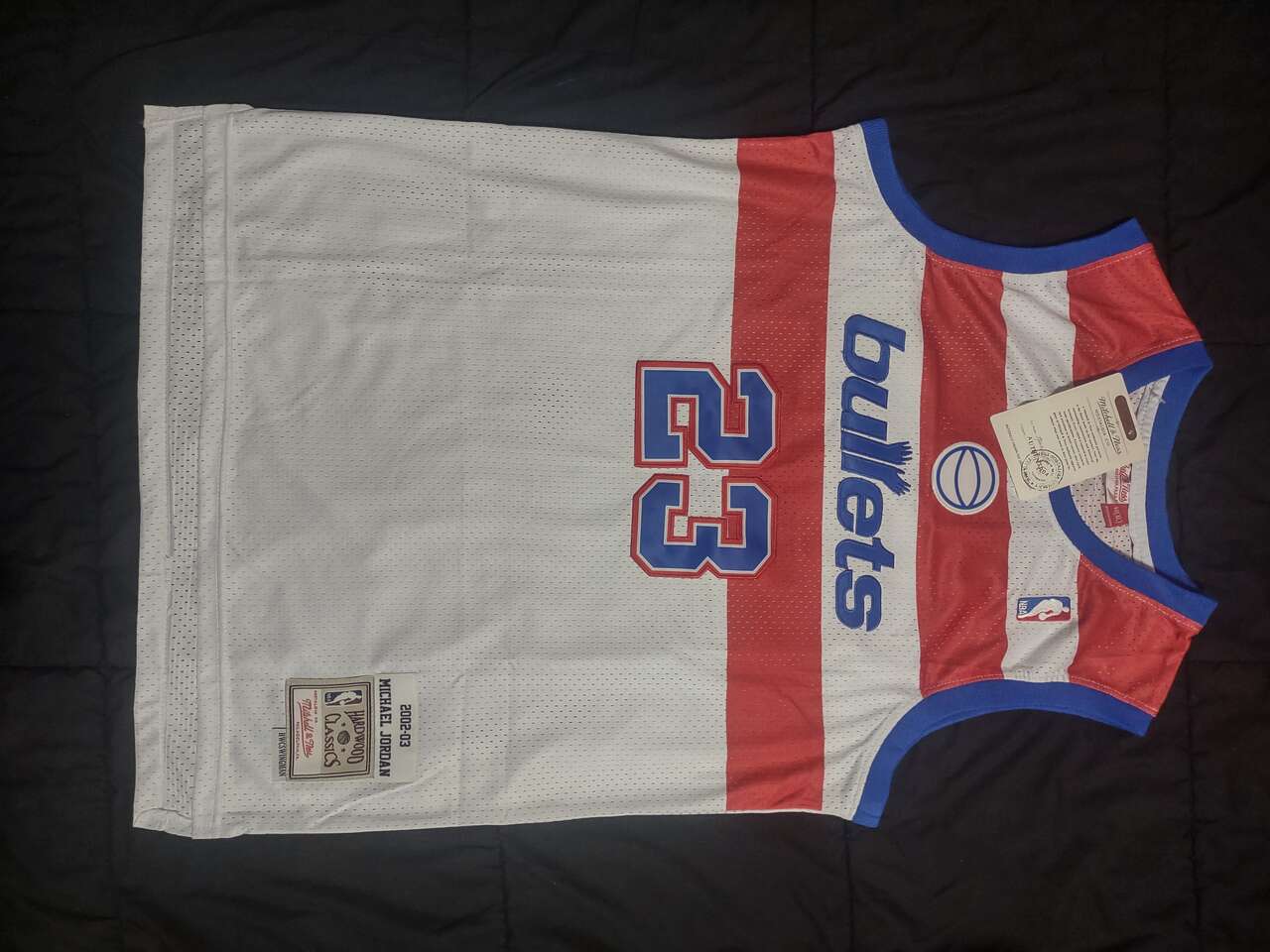 Michael Jordan Washington Bullets jersey