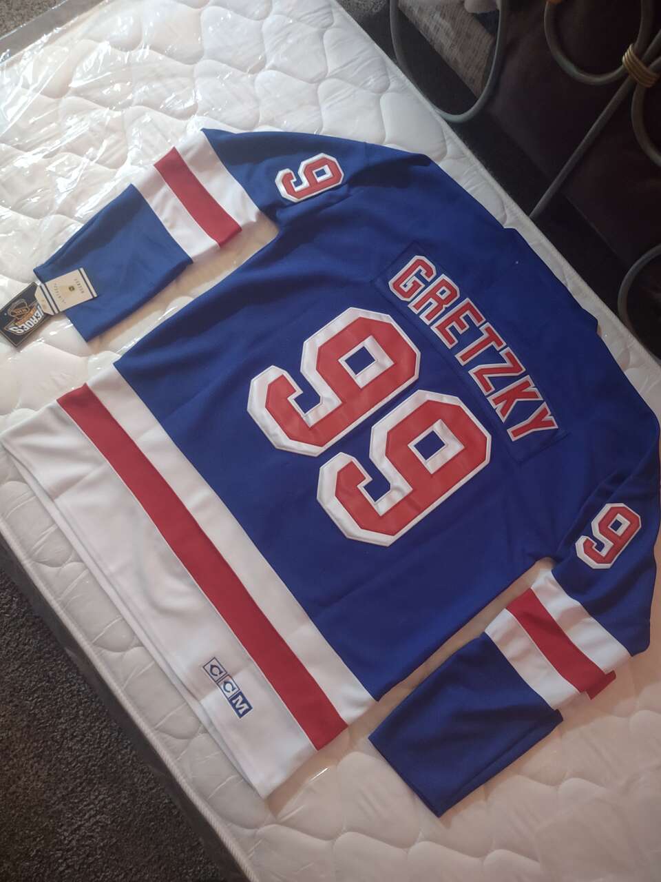Wayne Gretzky New York Rangers jersey