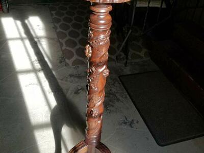 BEAUTIFUL VINTAGE WOOD PLANT STAND