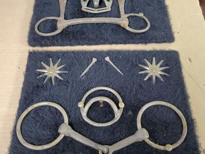 2 Vintage Horse Tack Wall Displays