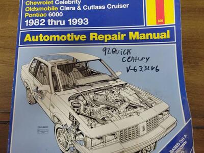 Repair Manual GM 1982-1993