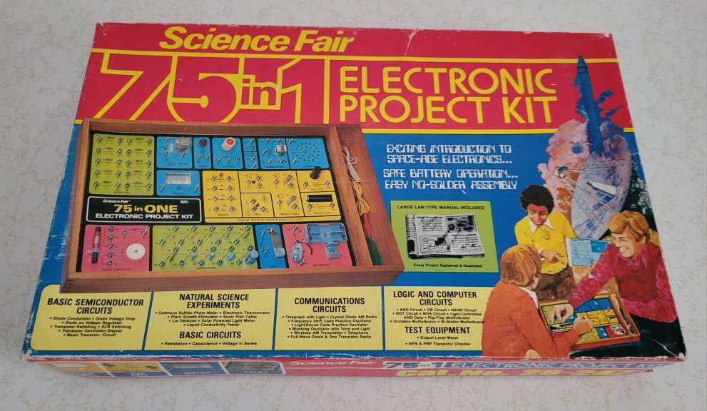 Vintage Science Fair Electronic Kit