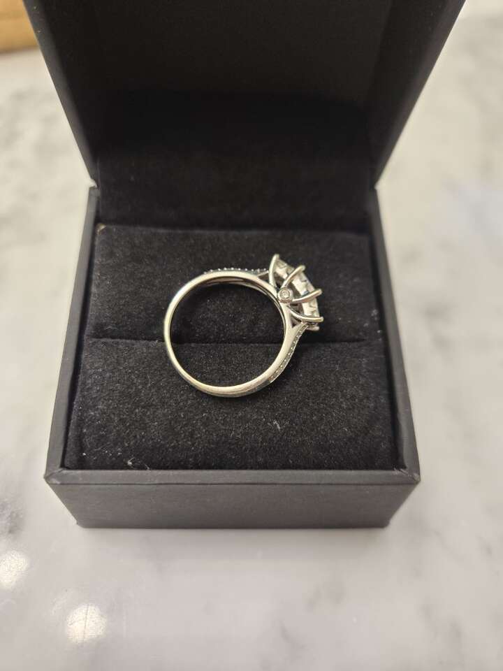 3 Stone Diamond Engagement Ring