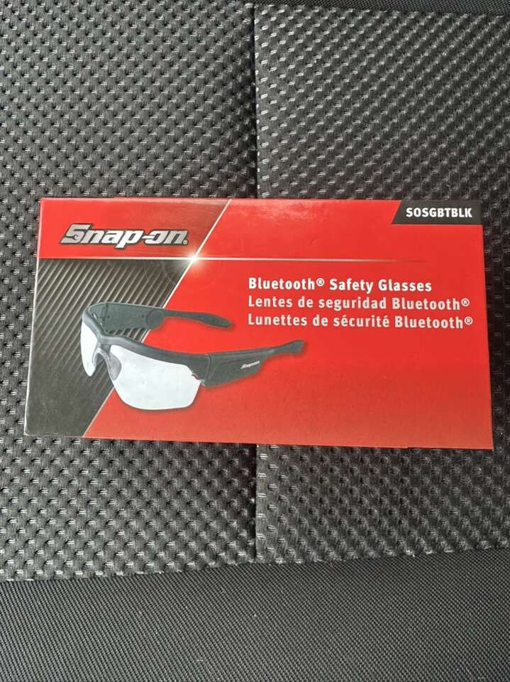 Snap-On Bluetooth Safety Glasses