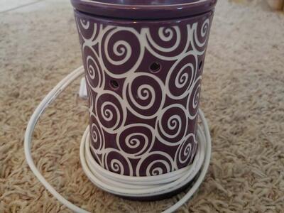 Purple Swirl Scentsy Warmer
