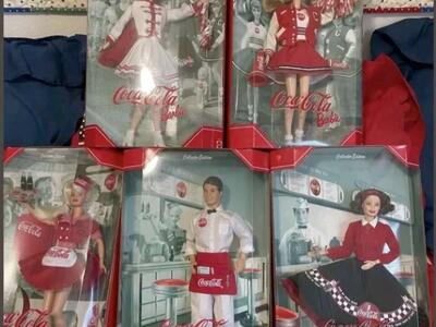 Barbie Coca-Cola Soda Collector Edition (set of 5)