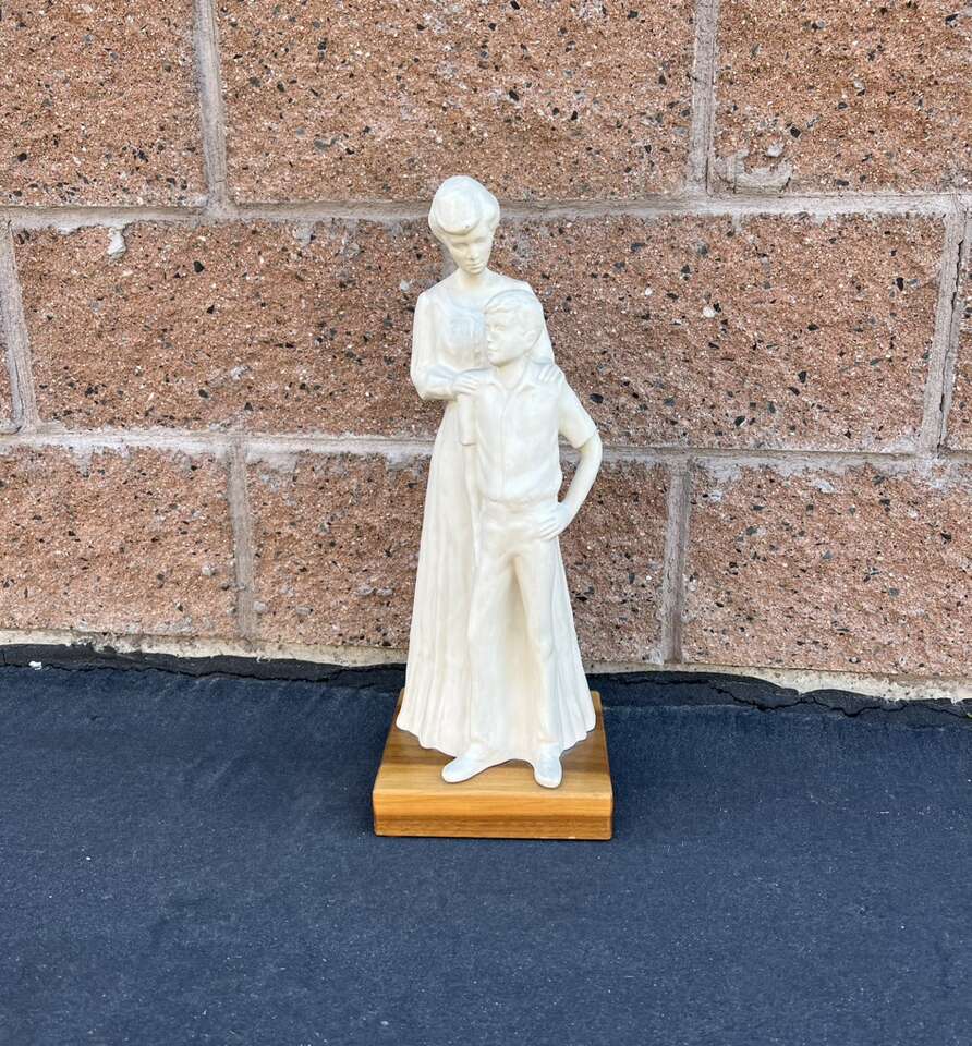 LDS Hansen 19” Mom & Son Statue Ceramic