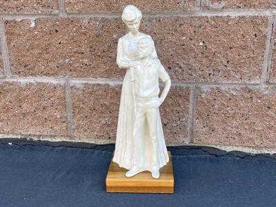 LDS Hansen 19” Mom & Son Statue Ceramic