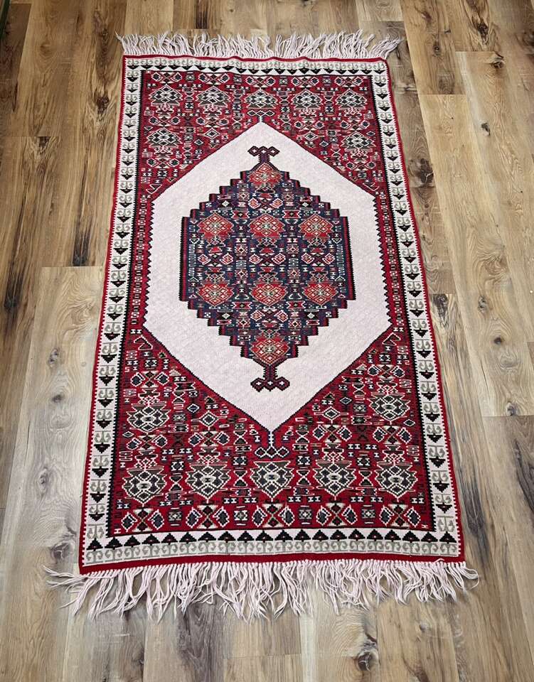 Vintage Kilim Flat Woven Area Rug