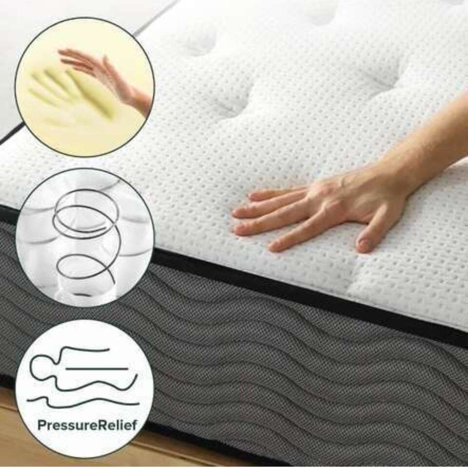 In box New Zinus King Mattress