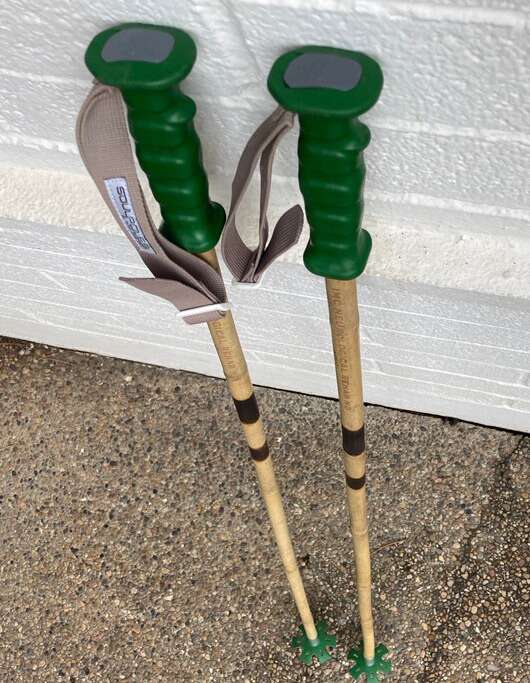Soul Poles Bamboo Styled Ski Poles 52 Inches