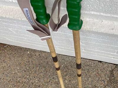 Soul Poles Bamboo Styled Ski Poles 52 Inches
