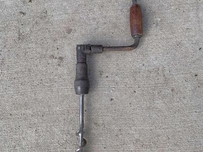 Vintage hand drill
