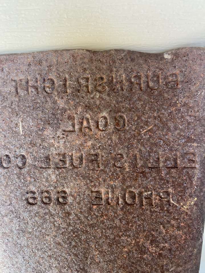 Embossed Miners Shovel 1900s