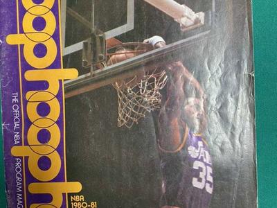 1981 Autographed Utah Jazz Program
