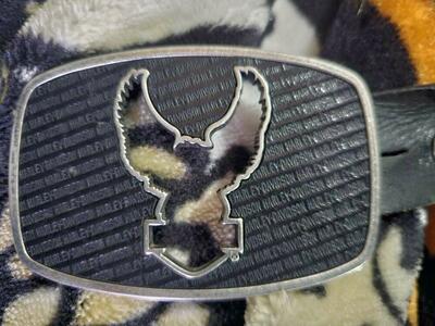 Harley davidson belt buckle