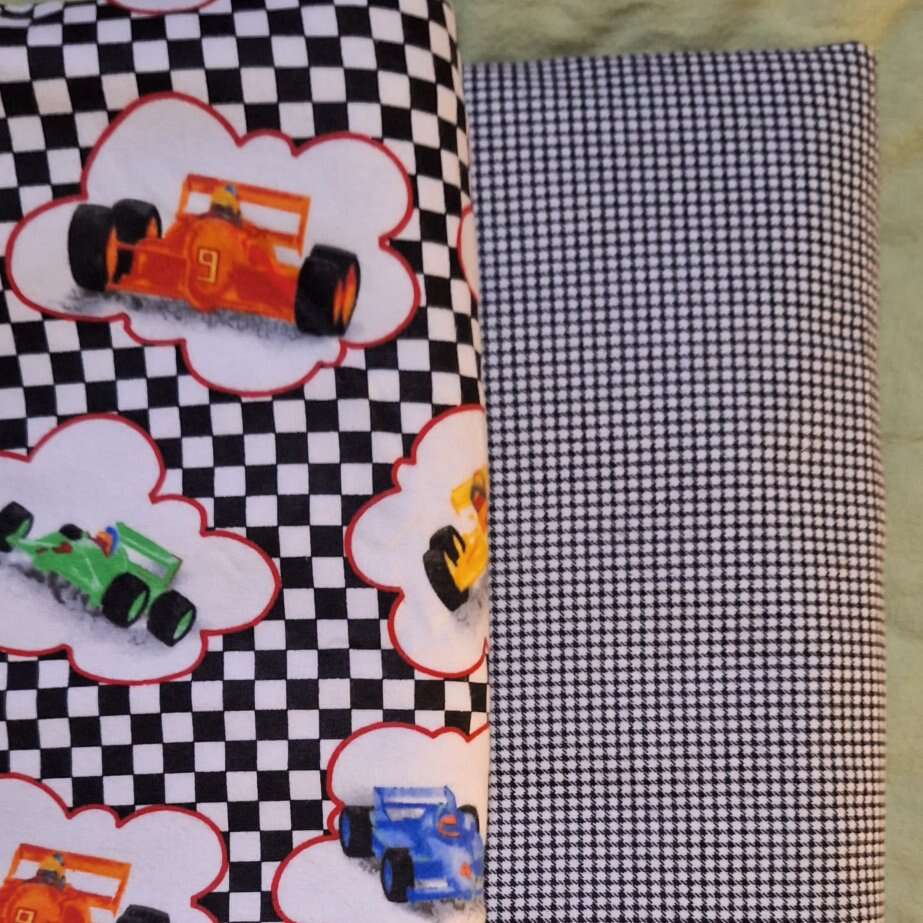 NEW Race Car Fabric 2.15 yards