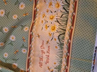Look Here!! 3.5 yds. Adorable Spring Fabric---3.5