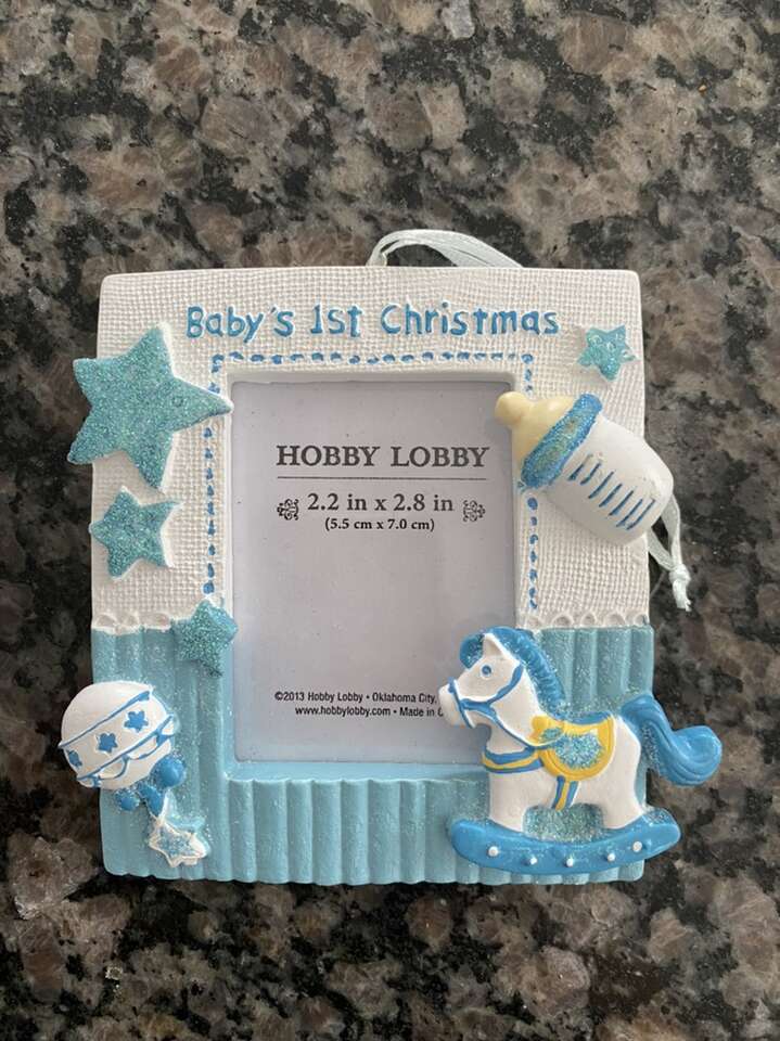 Baby’s 1st Christmas Ornament