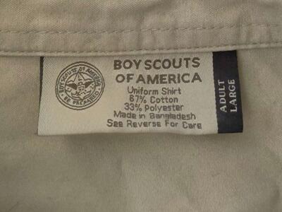 Scout shirt Pack Leader - men's large