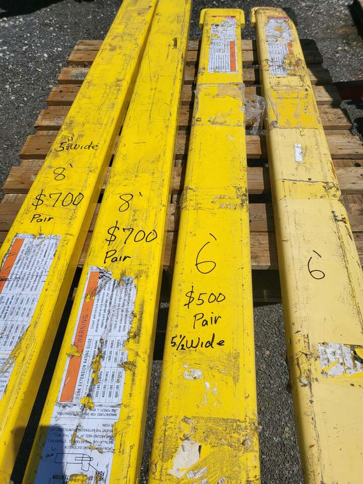 New Heavy Duty Forks Extensions 8' and 10'