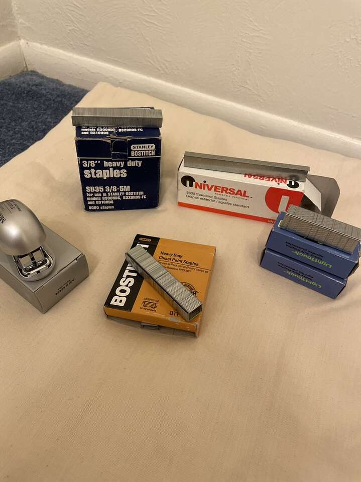 Staples & a Brand New Stapler (boxes Are Full)