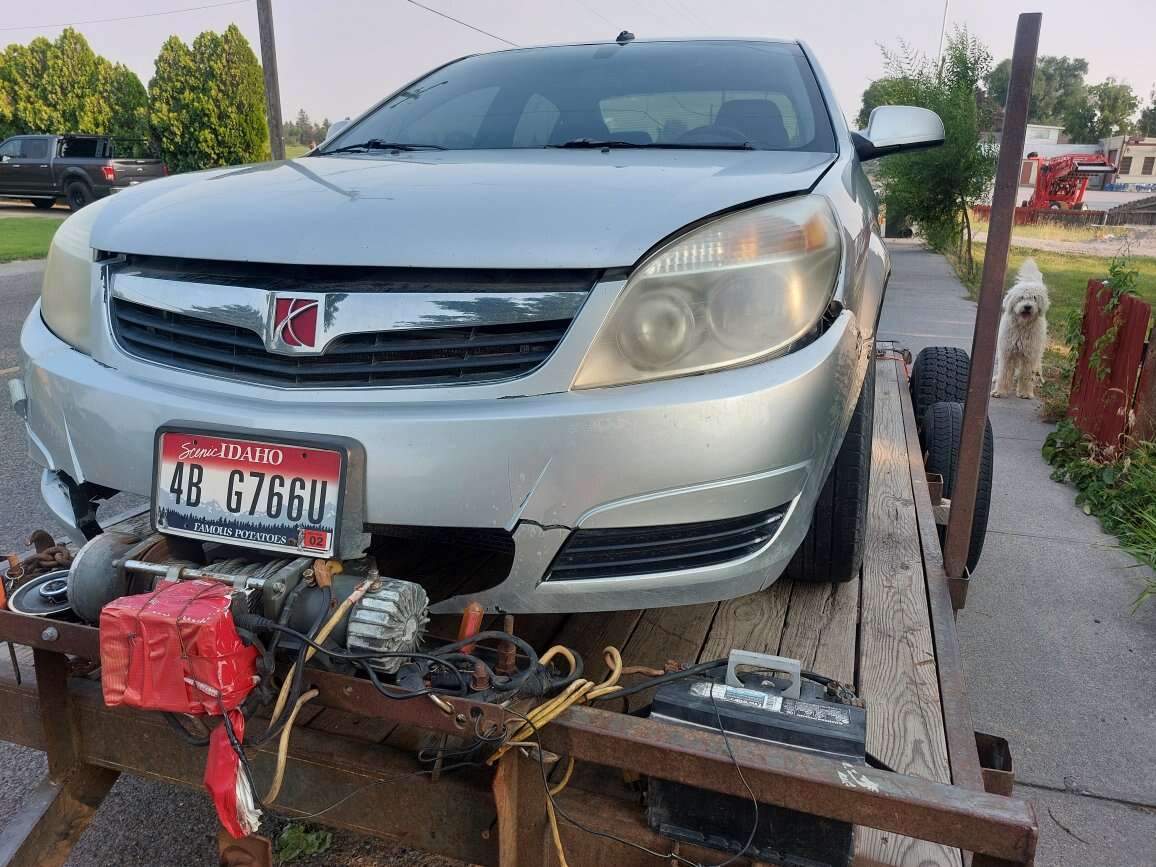 2008 saturn aura head lights and tail lights