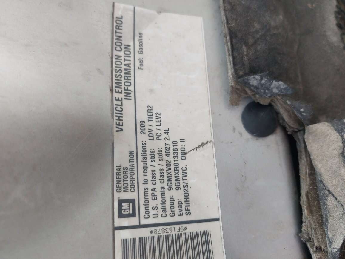 parts from a 2009 Saturn Aura lights