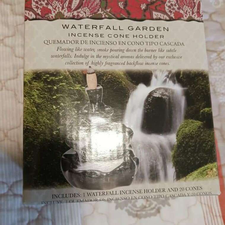 Decorative Watergall garden Incense Cone Holder