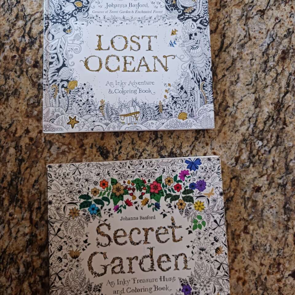 Adult coloring by Johanna Basford