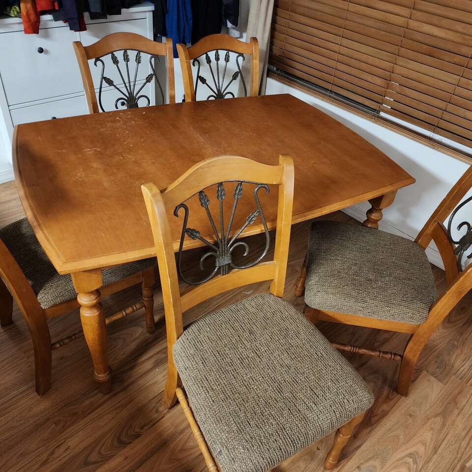 Kitchen table and chairs Furniture