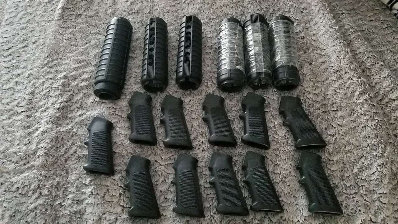 AR-15 PARTS, GRIPS, STOCKS, HANDGUARDS, MAGS, ETC.