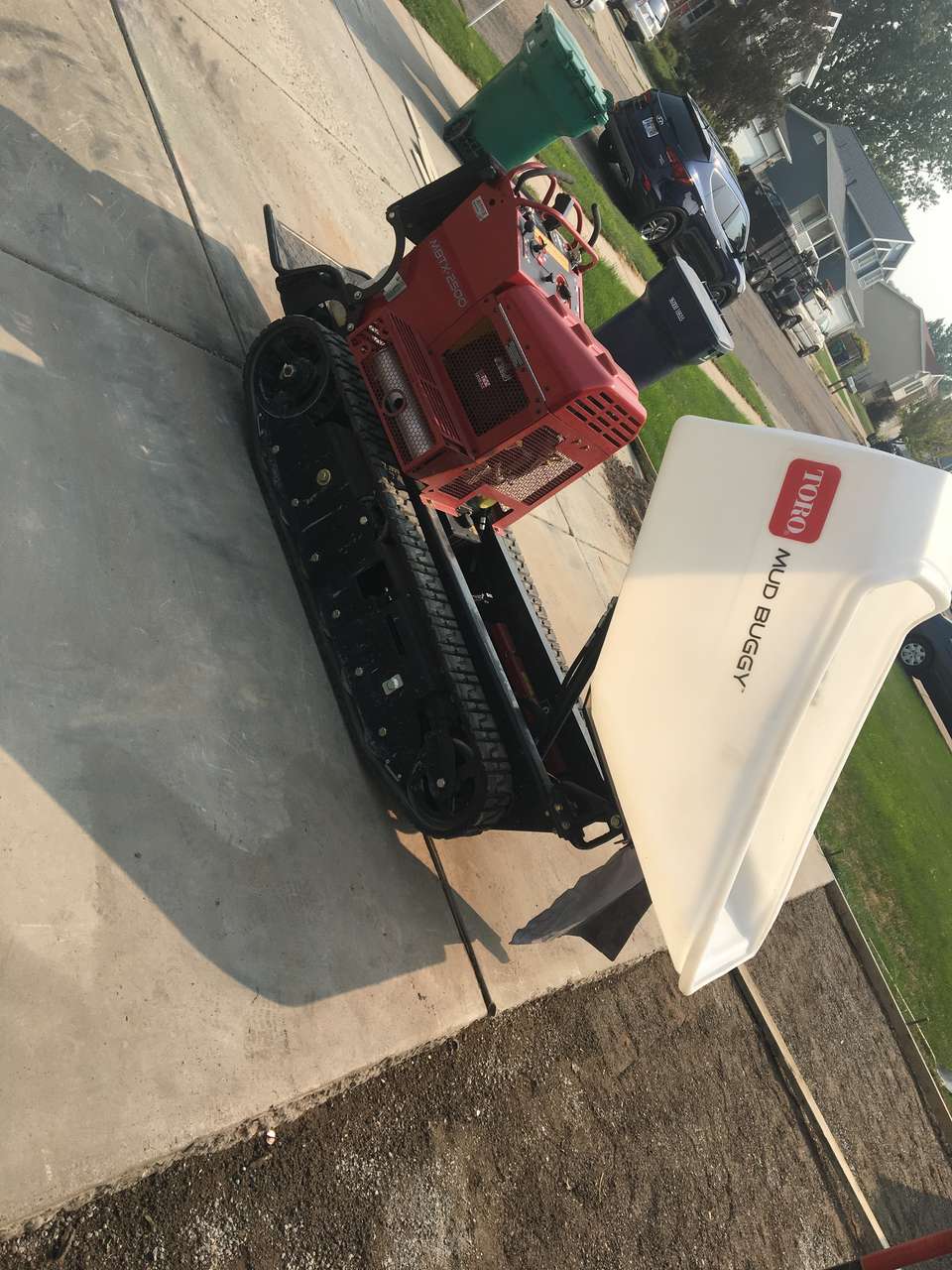 Mud buggy concrete with operator included