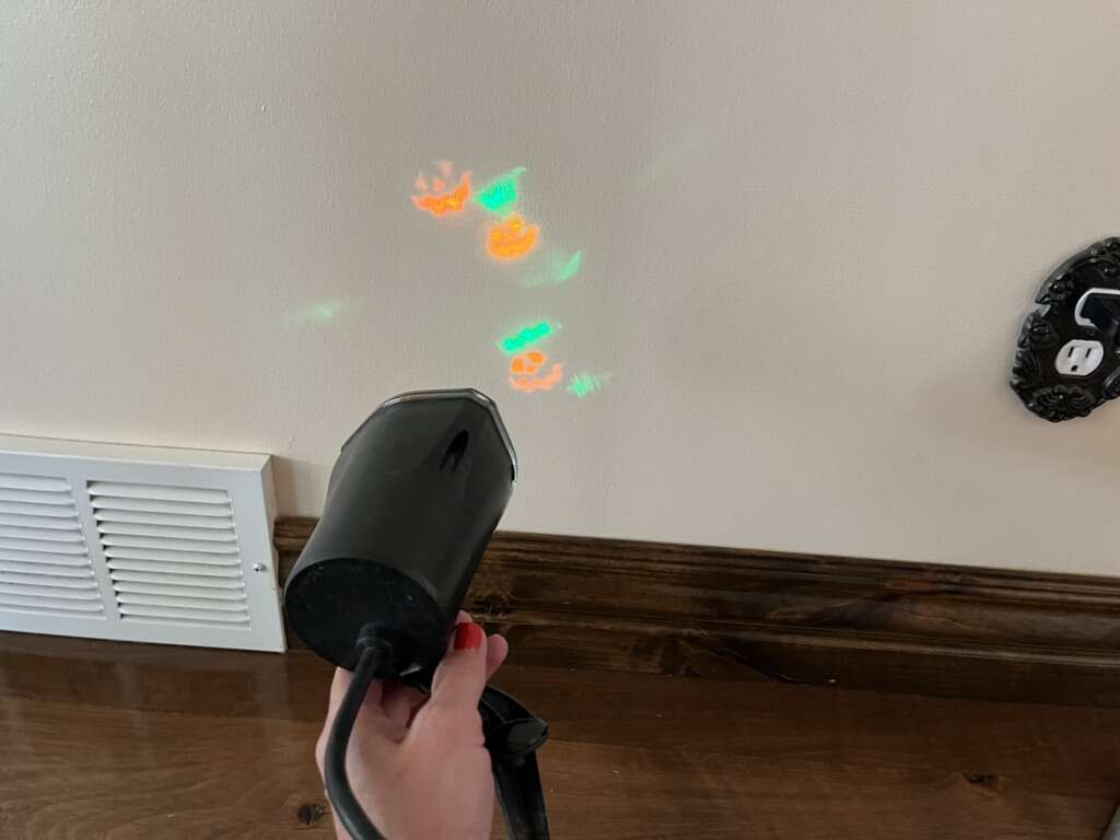Happy Halloween Light Projector Spins Around